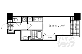 京都府京都市中京区姉小路通油小路東入る宮木町（賃貸マンション1K・6階・25.51㎡） その2