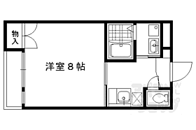 ヴィラデステ北白川 105 ｜ 京都府京都市左京区北白川大堂町（賃貸マンション1K・1階・25.94㎡） その2