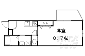 京都府京都市北区紫野西御所田町（賃貸マンション1K・3階・27.65㎡） その2