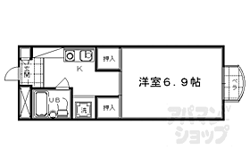 京都府京都市北区衣笠東御所ノ内町（賃貸マンション1K・1階・22.21㎡） その2