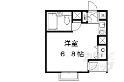 デトム・ワン北山レディース 1Kの間取図画像