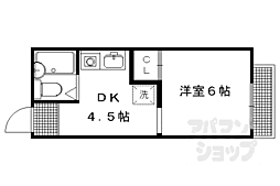 スッデンテンハイムベーレン 1階1Kの間取り
