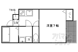 ドリーミーＹ 5階1Kの間取り