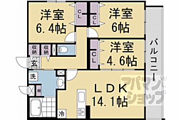 京都市営烏丸線 北大路駅 3.2km 1階/-