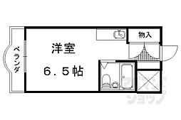 正和フラット宝ケ池 1Kの間取図画像