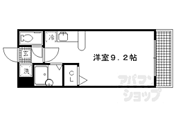 プラナスミカゲ ワンルームの間取図画像
