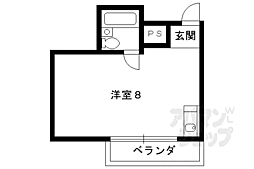 ハイツエスペランザ ワンルームの間取図画像