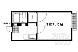 ヨシダハウス 1Kの間取図画像