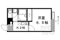 レオパレス清水 1Kの間取図画像