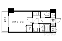 ライオンズマンション下鴨本町 1Kの間取図画像