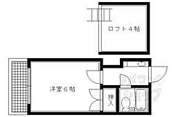 AXIS1M&I 1Kの間取図画像