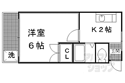 京都市営烏丸線 北大路駅 徒歩25分 2階/-