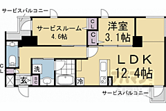 物件の間取り