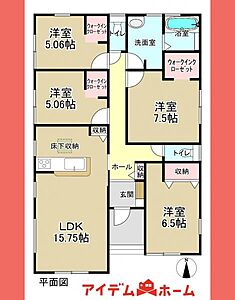 間取り：2号棟間取図