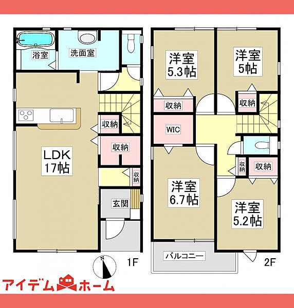 間取りを拡大表示