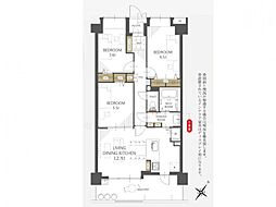間取図画像 3LDK