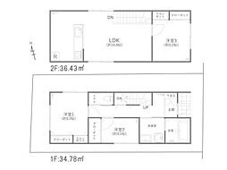 船橋市金杉8丁目 3LDKの間取り