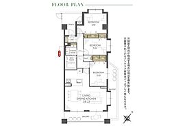 サンクレイドル薬園台弐番館 3LDKの間取図画像