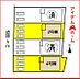 間取り：2号棟　配置図