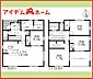 間取り：1号棟　間取図