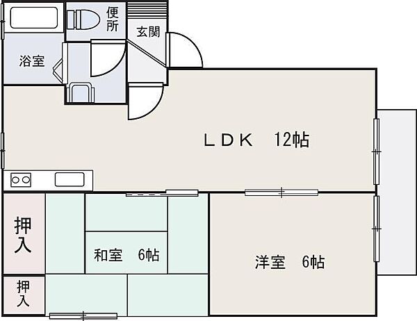 マルシンアパートＢ 201｜岡山県瀬戸内市長船町長船(賃貸アパート2LDK・2階・50.78㎡)の写真 その2