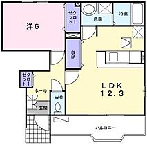 グランディールＡ 103 ｜ 岡山県備前市大内（賃貸アパート1LDK・1階・45.99㎡） その2