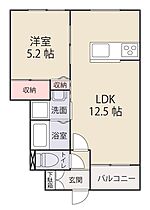 M’ｓ　M　II 103 ｜ 岡山県瀬戸内市邑久町尾張（賃貸アパート1LDK・1階・40.50㎡） その2