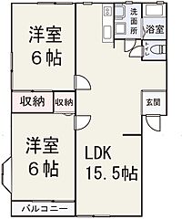 物件の間取り