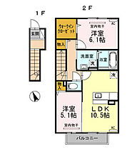 ベレーザ角木 205 ｜ 大分県中津市大字角木205-3（賃貸アパート2LDK・2階・59.99㎡） その2