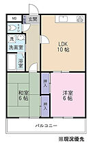 アドバンス1 202 ｜ 大分県中津市大字宮夫（賃貸マンション2LDK・2階・58.67㎡） その2