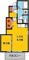 エスポワール海都A 101号室 ｜ 栃木県宇都宮市石井町3412-17（賃貸アパート1LDK・1階・30.31㎡） その2