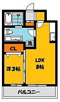 ルミエールヤナセB 102号室 ｜ 栃木県宇都宮市簗瀬町（賃貸アパート1LDK・1階・29.25㎡） その2