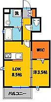 Will Do 江曽島 102号室 ｜ 栃木県宇都宮市江曽島本町（賃貸アパート1LDK・1階・33.60㎡） その2