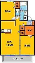 プラトビラA 202号室 ｜ 栃木県宇都宮市下栗町2771-3（賃貸アパート2LDK・2階・59.58㎡） その2