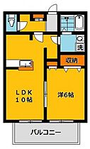 サンパレス　Ｃ 103号室 ｜ 栃木県宇都宮市下栗町（賃貸アパート1LDK・1階・40.92㎡） その2