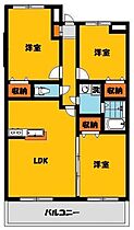 ユーミーつるた7 301号室 ｜ 栃木県宇都宮市鶴田１丁目（賃貸マンション3LDK・3階・68.63㎡） その2