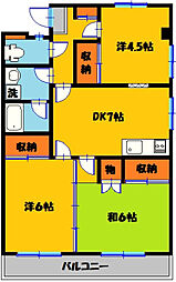 間取図画像 3DK