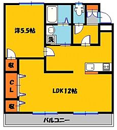 ディマンドハイツB 2階/202号室