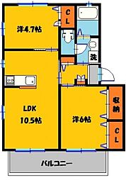 パレスあらえ 2階