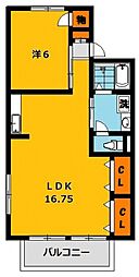 コーポ一の沢 2階