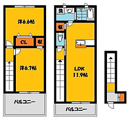 サニーコートパルG 2階/203号室