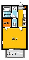 パラシオCEL 1Kの間取図画像