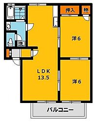 メゾンドラフィーネB 2階