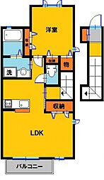 アーバン 1LDKの間取図画像