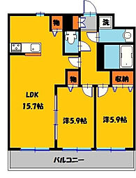 ソレイユ御蔵町 7階/705号室
