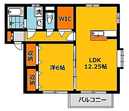 メゾンアーバンG 1LDKの間取図画像