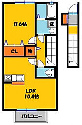 サニーフラットD 2階
