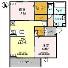 物件の間取り