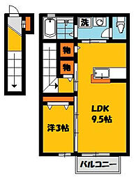 プラセール1 1LDKの間取図画像