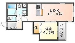 間取図画像 1LDK